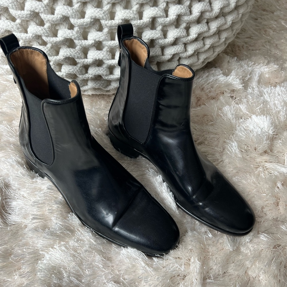 Salvatore Ferragamo Black Chelsea Boots size 36 1/2